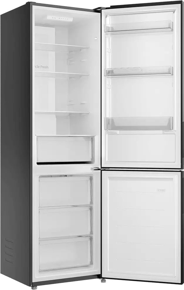 Холодильник Candy CFN6200B черный, 334/243/91л, No Frost, A, 200х59.5х59см